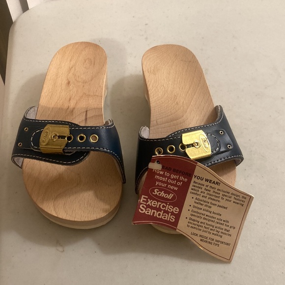 Dr. Scholl's Shoes Vintage 978 Rare Nwt Dr Scrolls Exercise Sandals